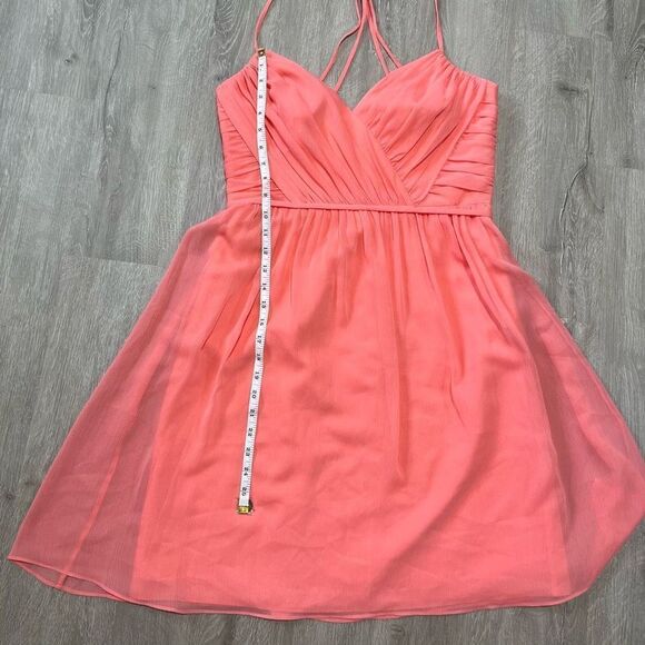 David’s Bridal Chiffon Mini Dress Size 8 - Picture 11 of 13